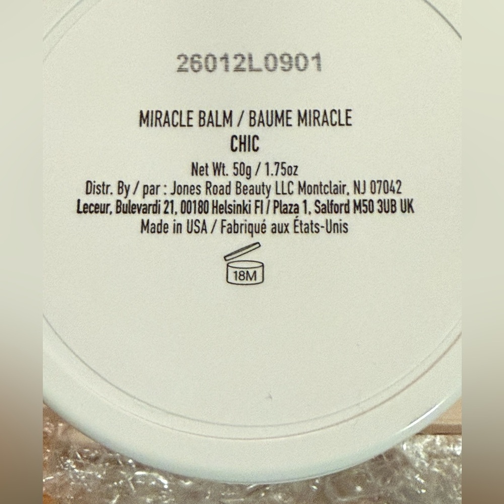 Jones Road Miracle Balm - Chic. New in Box. - Picture 4 of 7